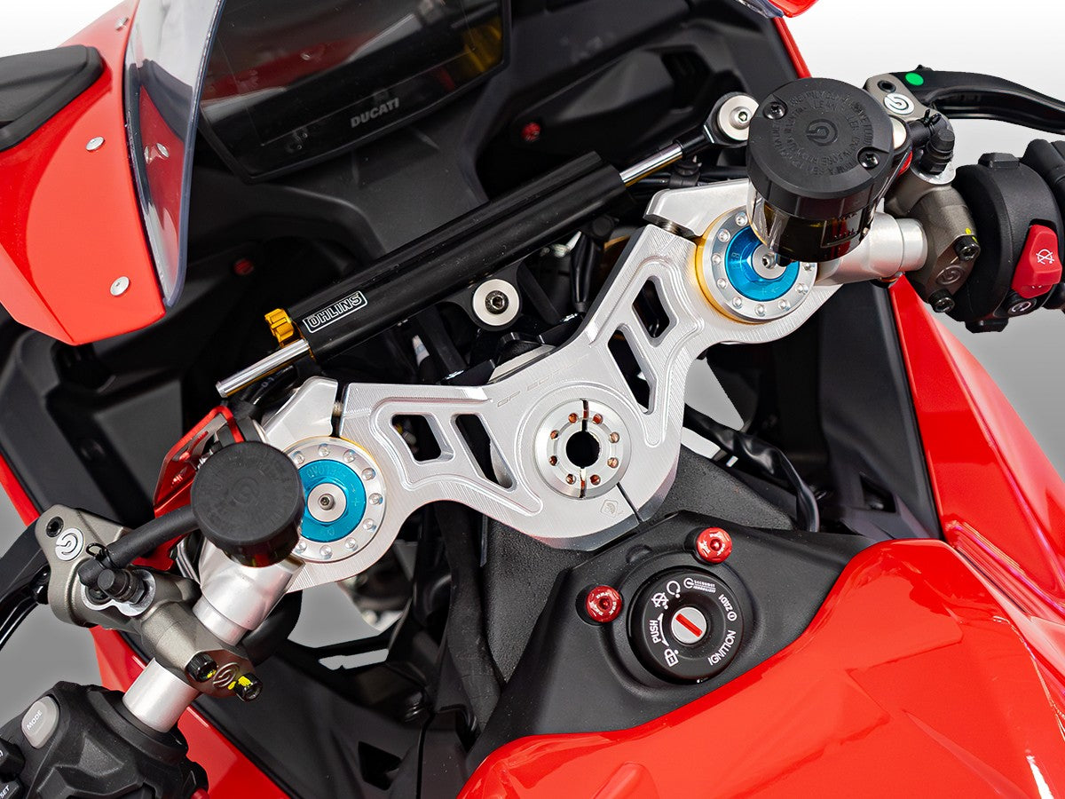 PSS11 - PANIGALE V2 MY 2025 UPPER STEERING PLATE GP EDITION - DBK Special Parts - 5