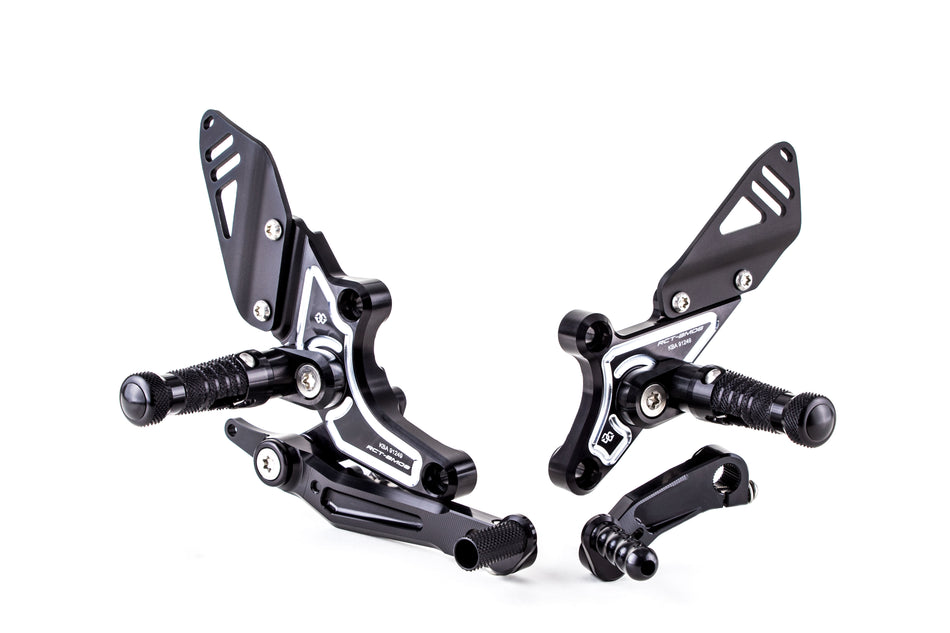Gilles Tooling Footrest system RCT10GT black-silver, RCT10GT-BM08.bs - 2 - Image