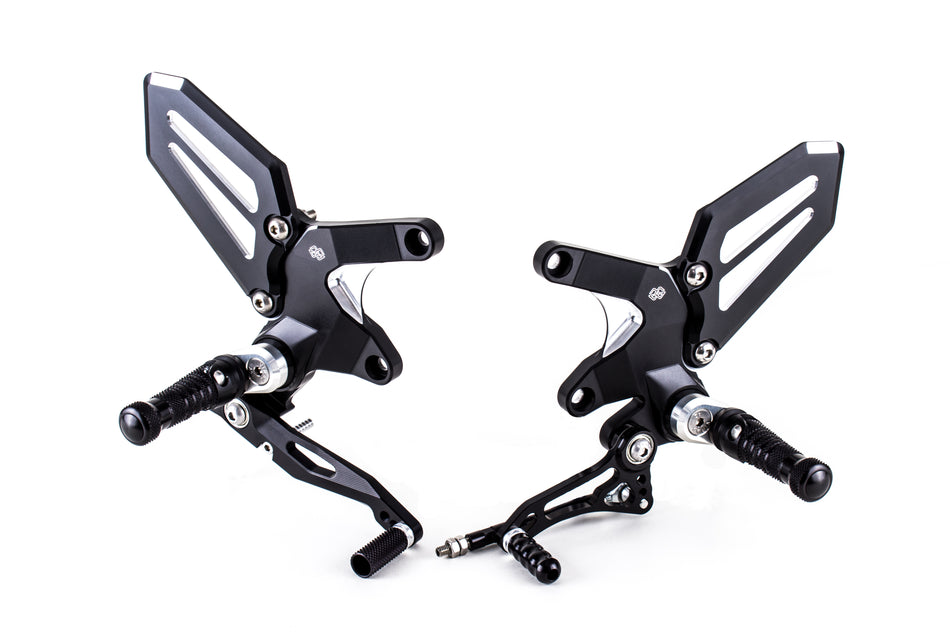 Gilles Tooling Footrest system RCT10GT black-silver, RCT10GT-K02.bs - 2 - Image