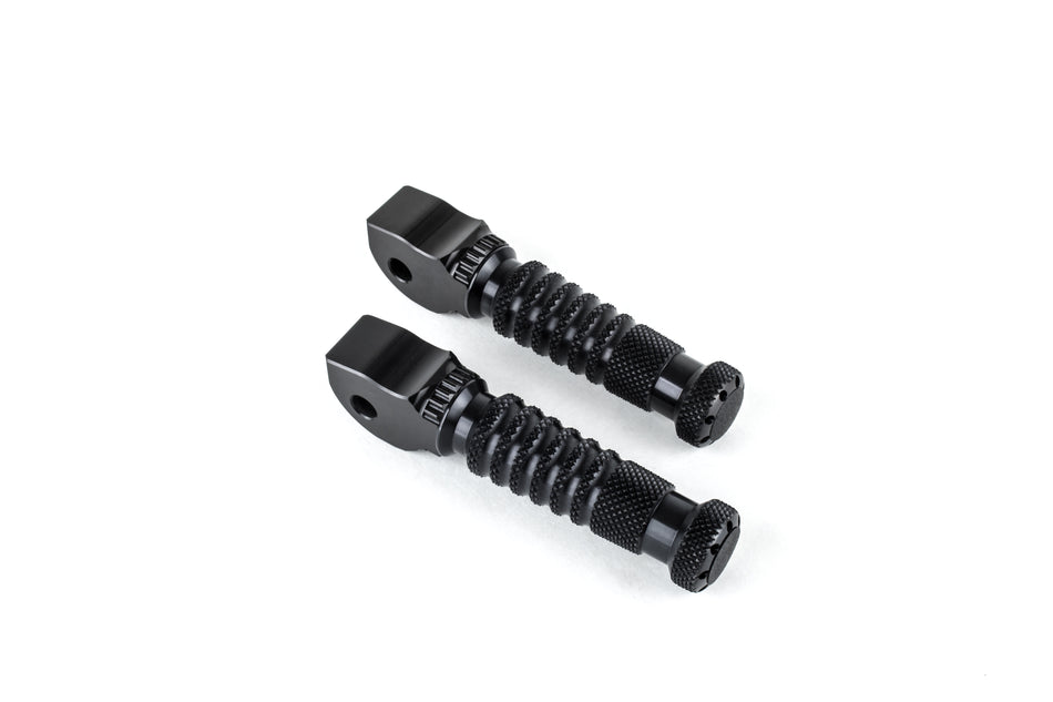 Gilles Tooling Replacement footrests Sport, pillion, black, RGK-117-UF16-SET-B - 1 - Image