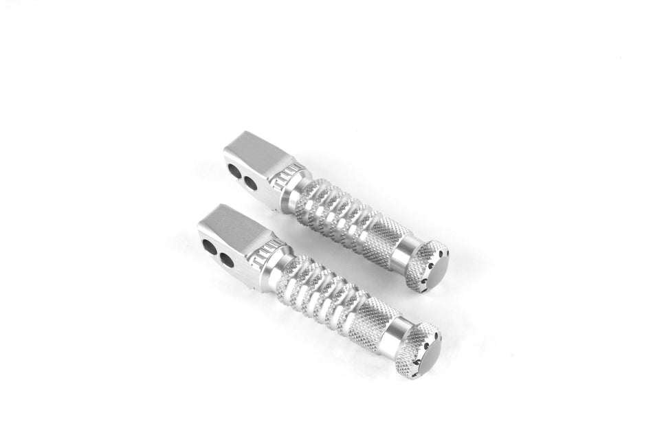 Gilles Tooling Replacement footrests Sport, rider, silver, RGK-950-UF16-SET-S - 1 - Image