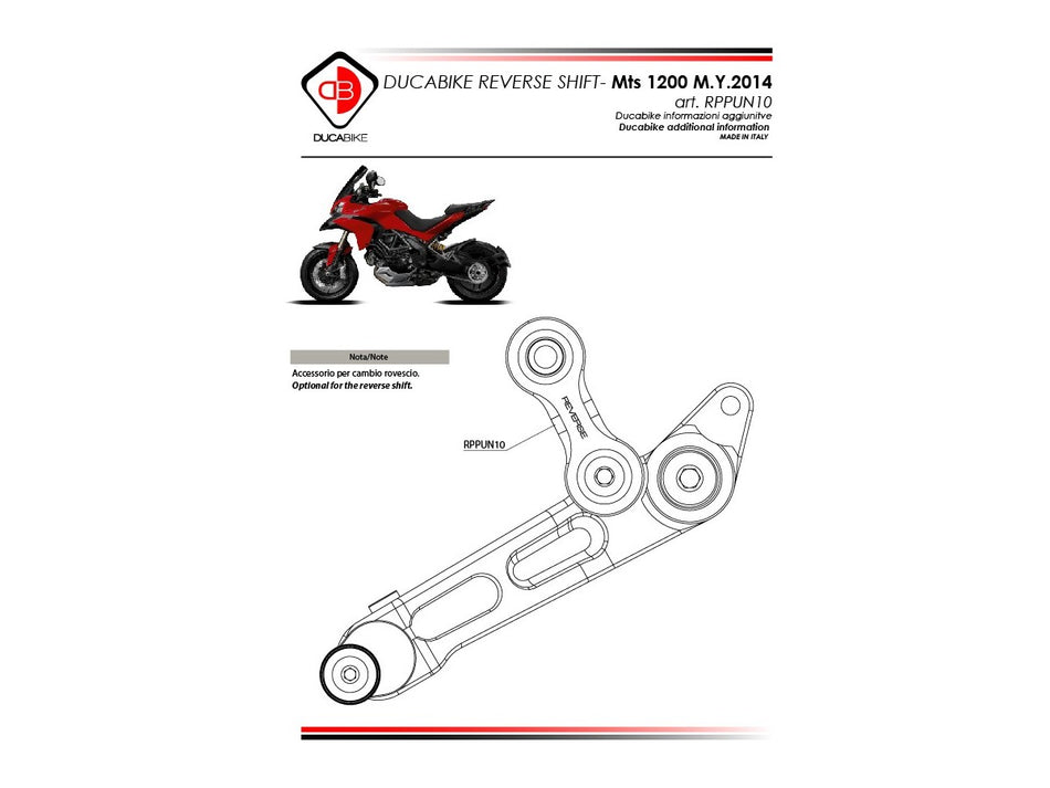 RPPUN10 - REVERSE SHIFT MY 2010/11 - DBK Special Parts - 2