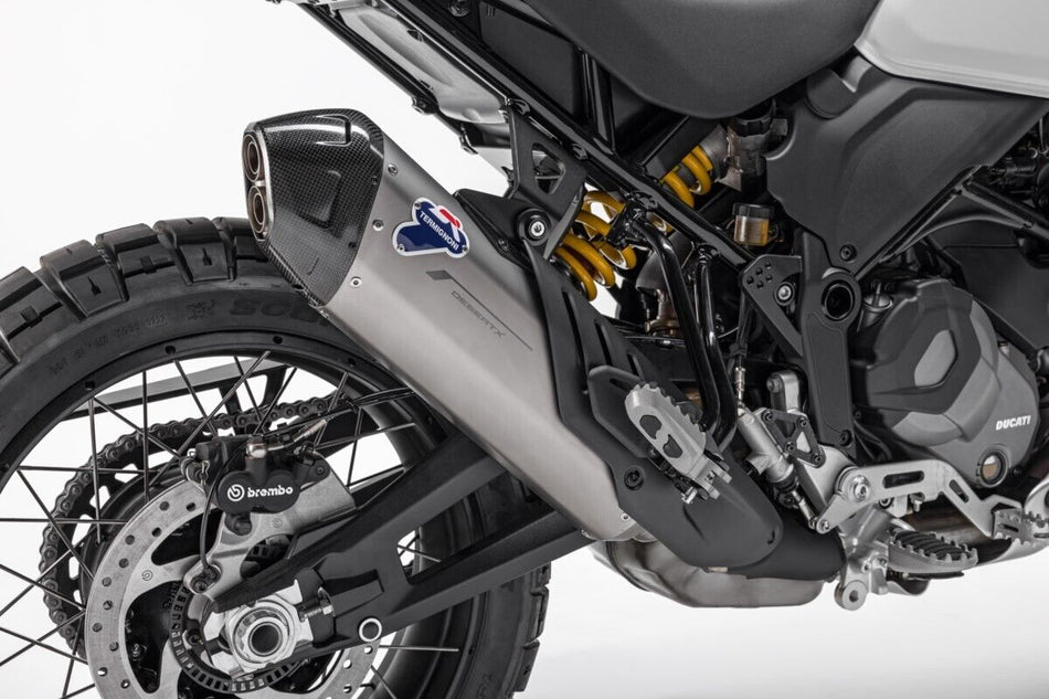 Termignoni Slip-On Silencer to suit Ducati Desert X (Homoglated) - 96482041BA