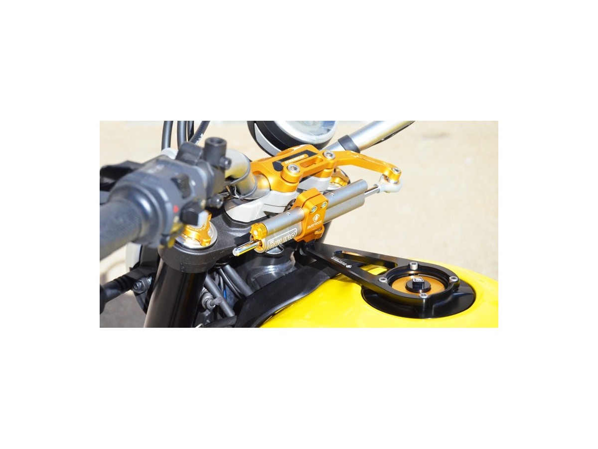 SAS08 - KIT MOUNT STEERING DAMPER SCRAMBLER - DBK Special Parts - 9