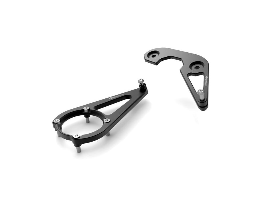 SAS13 - SCRAMBLER CAFE' RACER KIT MOUNT STEERING DAMPER - DBK Special Parts - 5