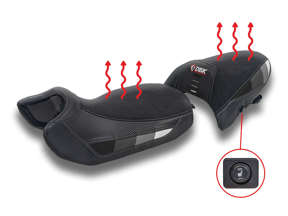 SEBR01 - BMW R1300GS LOWERED HEATED SEAT COMPLETE COMFORT (RIDER + PASSENGER) - DBK Special Parts - 2