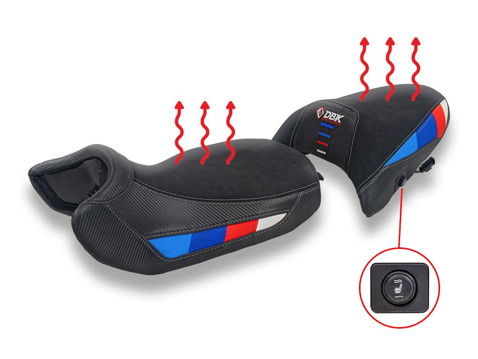 SESR01 - BMW R1300GS STANDARD HEATED SEAT FULL COMFORT (RIDER + PASSENGER) - DBK Special Parts - 1