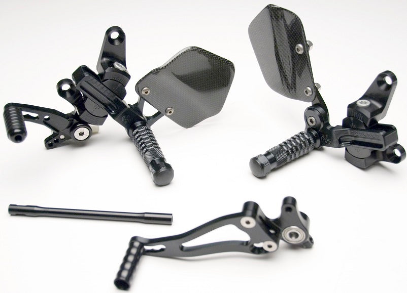 Gilles Tooling Footrest system VCR38GT black, VCR-D01.b - 1 - Image