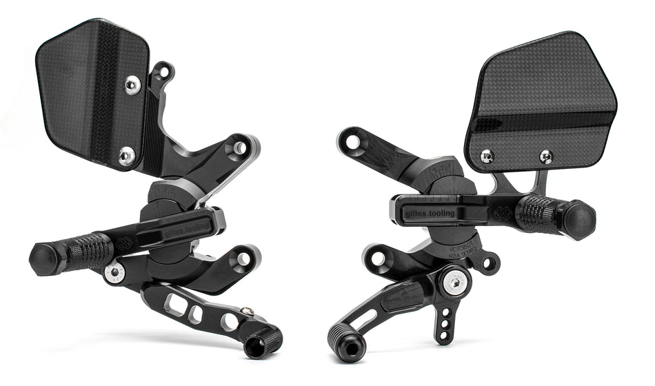 Gilles Tooling Footrest system VCR38GT black, VCR-K05.b - 1 - Image