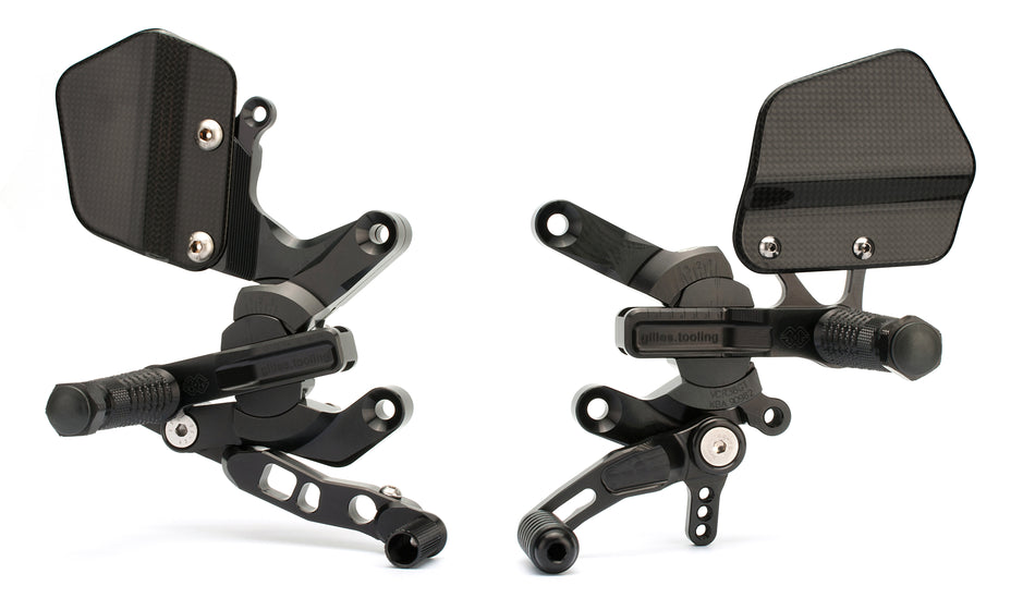 Gilles Tooling Footrest system VCR38GT black, VCR-K06.b - 2 - Image
