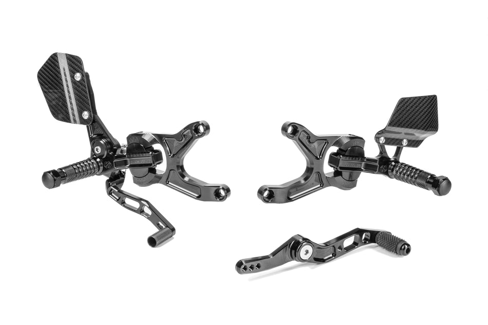 Gilles Tooling Footrest system VCR38GT black, VCR-Y01.b - 1 - Image