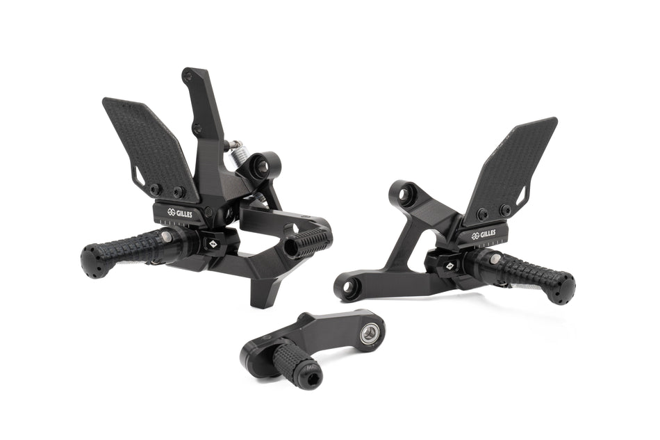 Gilles Tooling Footrest system VCR38GT2, black, VCR38GT2-BM01-B - 2 - Image